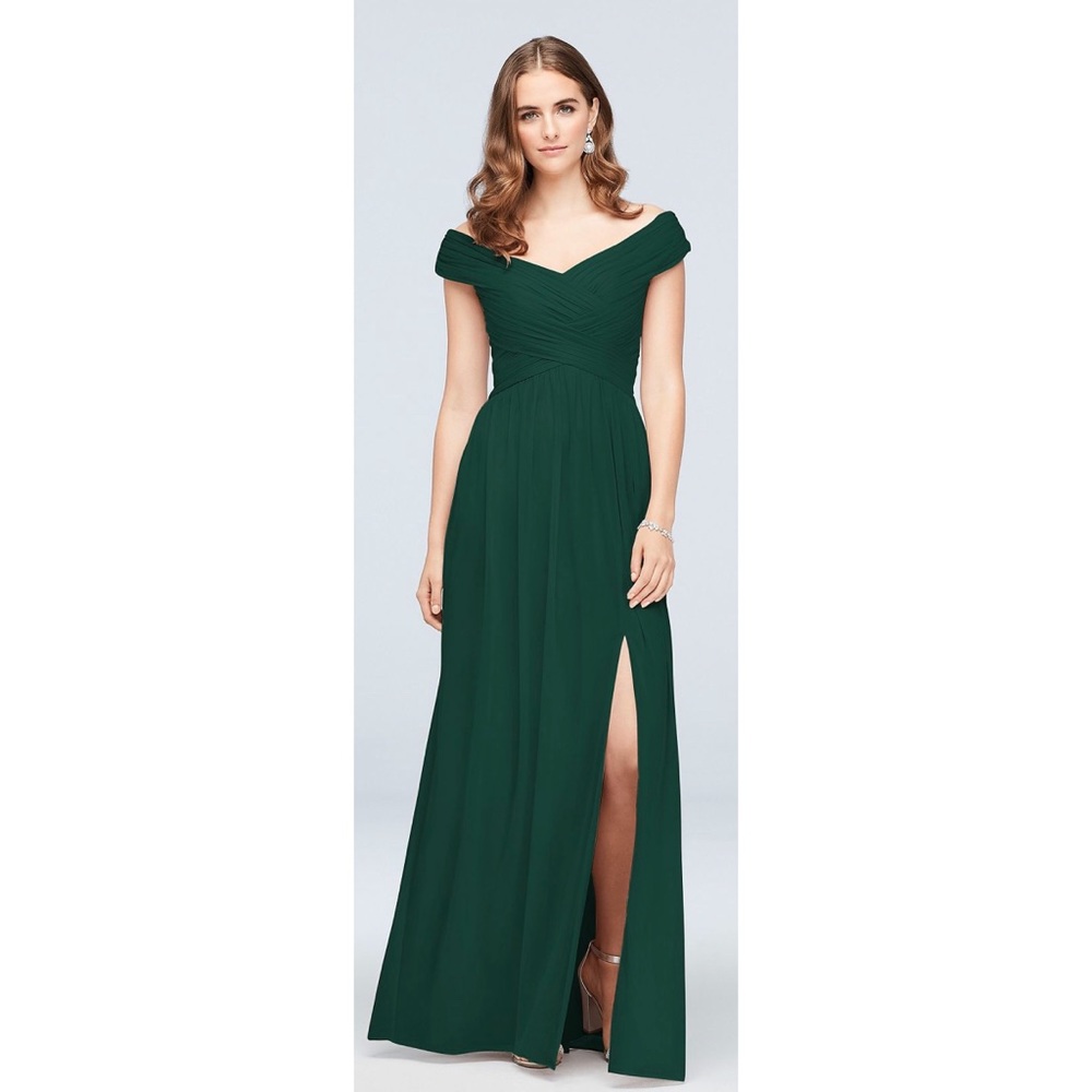 David’s Bridal Juniper, Off the Shoulder Gown